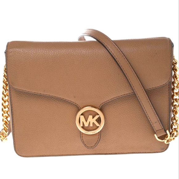 Michael Kors Vanna Leather Crossbody Bag - Picture 2 of 15